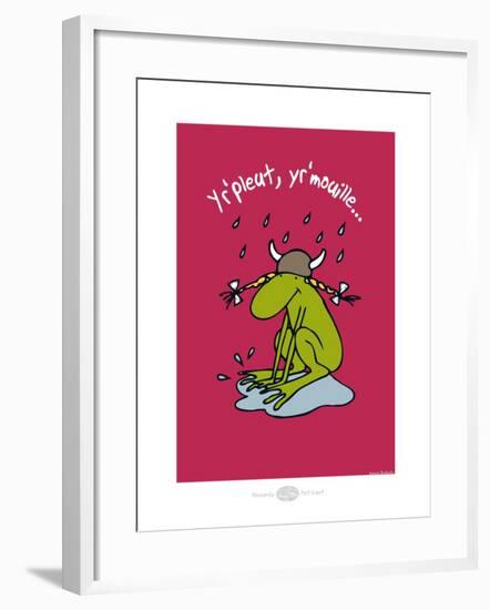 Heula. Yr'pleut, yr'mouille-Sylvain Bichicchi-Framed Art Print