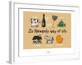 Heula. Ze Normandy way of life-Sylvain Bichicchi-Framed Art Print