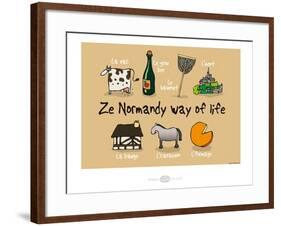 Heula. Ze Normandy way of life-Sylvain Bichicchi-Framed Art Print