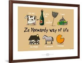 Heula. Ze Normandy way of life-Sylvain Bichicchi-Framed Art Print