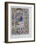 Heure de François de Guise. Annonciation-null-Framed Giclee Print