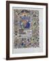 Heure de François de Guise. Annonciation-null-Framed Giclee Print