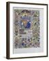 Heure de François de Guise. Annonciation-null-Framed Giclee Print