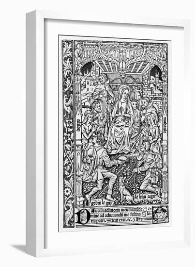 Heures a Lusaige De Romme, Paris, Pigouchet for Vostre, 20 December, 1502-null-Framed Giclee Print