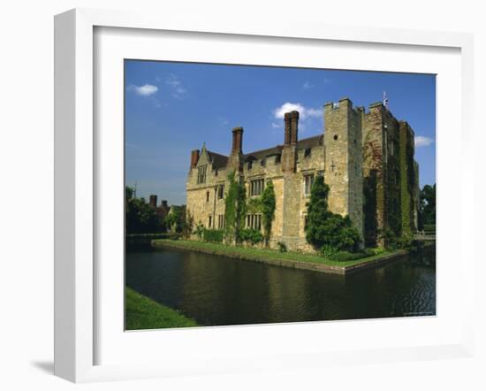 Hever Castle (1270-1470), Childhood Home of Anne Boleyn, Edenbridge, Kent, England, UK-Ian Griffiths-Framed Photographic Print