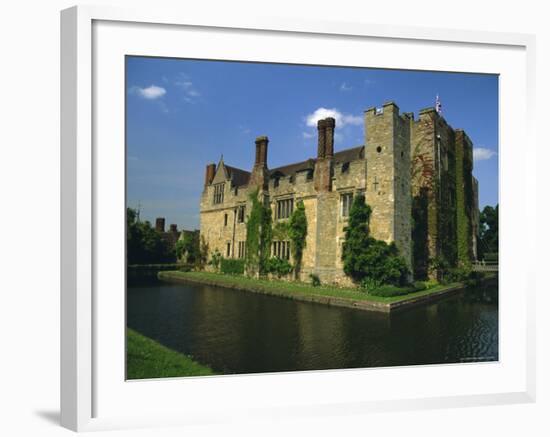 Hever Castle (1270-1470), Childhood Home of Anne Boleyn, Edenbridge, Kent, England, UK-Ian Griffiths-Framed Photographic Print