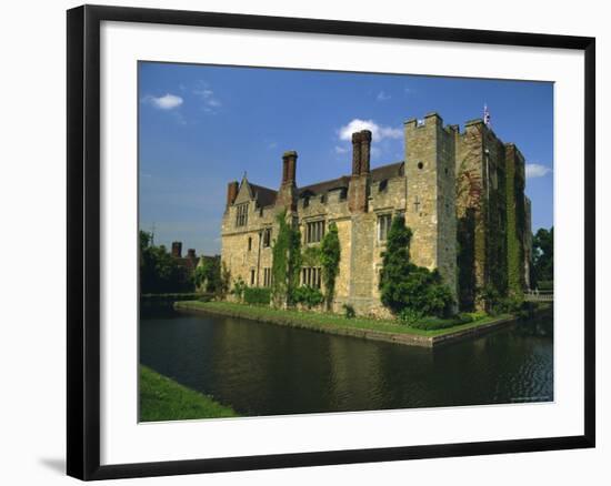 Hever Castle (1270-1470), Childhood Home of Anne Boleyn, Edenbridge, Kent, England, UK-Ian Griffiths-Framed Photographic Print