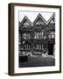Hever Castle Courtyard-null-Framed Art Print