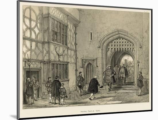 Hever Castle, Kent-Joseph Nash-Mounted Giclee Print