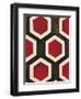 Hexagon Textile-Hope Smith-Framed Art Print