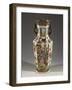 Hexagonal Bottle-Shaped Vase with Court Scenes-null-Framed Giclee Print