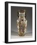 Hexagonal Bottle-Shaped Vase with Court Scenes-null-Framed Giclee Print