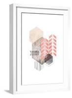Hexagonal Geo 2-Urban Epiphany-Framed Art Print