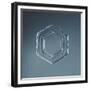 Hexagonal Plate Snowflake-null-Framed Giclee Print