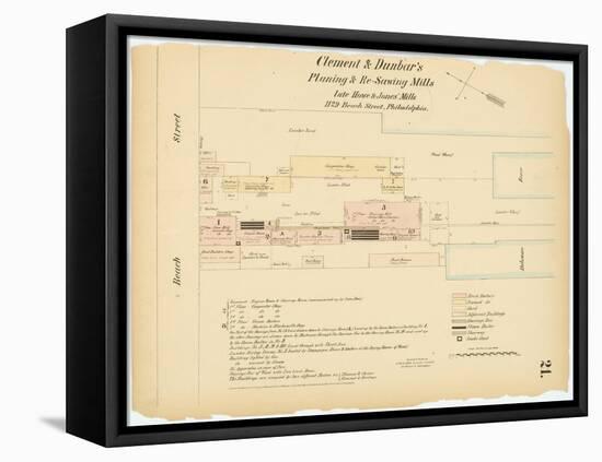 Hexamer General Survey; Volume 1, Plate 21, 1866-Ernest Hexamer-Framed Stretched Canvas