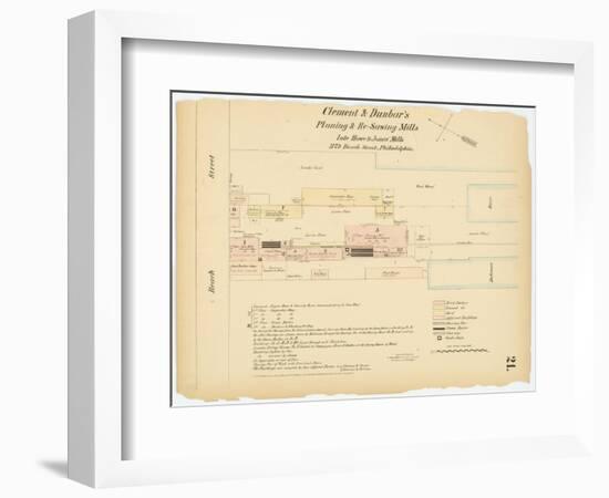 Hexamer General Survey; Volume 1, Plate 21, 1866-Ernest Hexamer-Framed Giclee Print