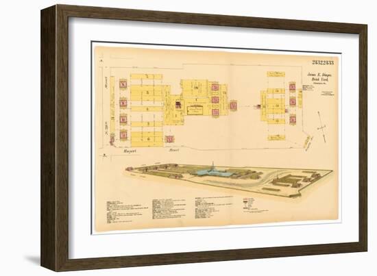 Hexamer General Survey; Volume 25, Plate 2432-2433, 1891-Ernest Hexamer-Framed Giclee Print