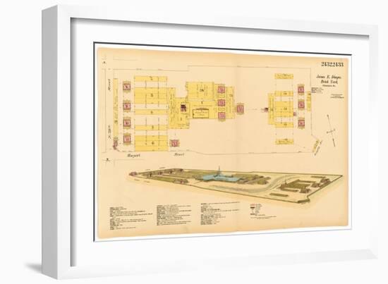 Hexamer General Survey; Volume 25, Plate 2432-2433, 1891-Ernest Hexamer-Framed Giclee Print