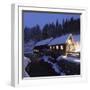 Hexenlochmühle in winter, Black Forest, Baden-Wurttemberg, Germany-Markus Lange-Framed Photographic Print