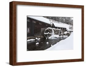 Hexenlochmühle in winter, Black Forest, Baden-Wurttemberg, Germany-Markus Lange-Framed Photographic Print