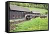 Hexenlochmuehle Mill Near Furtwangen in Spring, Black Forest, Baden Wurttemberg, Germany-Markus Lange-Framed Stretched Canvas