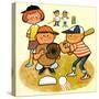 Hey Batter! - Jack & Jill-Lee deGroot-Stretched Canvas