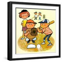 Hey Batter! - Jack & Jill-Lee deGroot-Framed Giclee Print