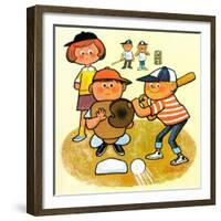 Hey Batter! - Jack & Jill-Lee deGroot-Framed Giclee Print