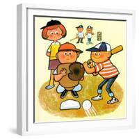 Hey Batter! - Jack & Jill-Lee deGroot-Framed Giclee Print