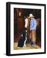 Hey, Buddy-Carolyne Hawley-Framed Art Print