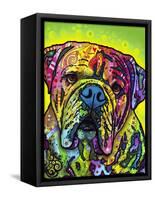 Hey Bulldog-Dean Russo-Framed Stretched Canvas