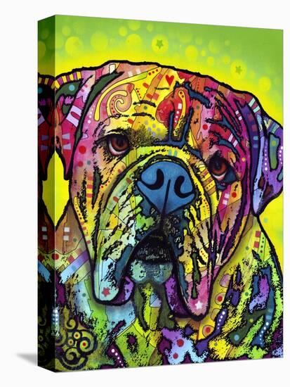 Hey Bulldog-Dean Russo-Stretched Canvas