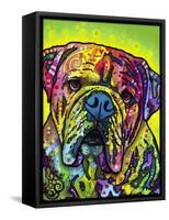Hey Bulldog-Dean Russo-Framed Stretched Canvas