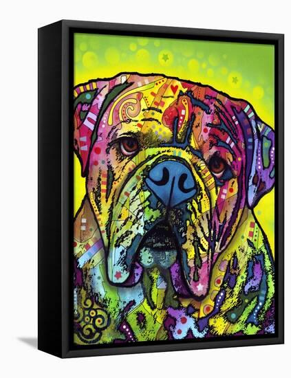 Hey Bulldog-Dean Russo-Framed Stretched Canvas