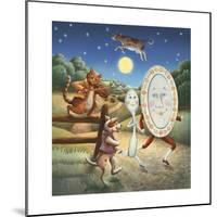 Hey Diddle Diddle Mother Goose-null-Mounted Print