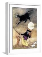 Hey Diddle Diddle-Arthur Rackham-Framed Art Print