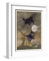 Hey Diddle Diddle-Arthur Rackham-Framed Art Print