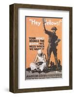 Hey Fellows!-John E^ Sheridan-Framed Art Print