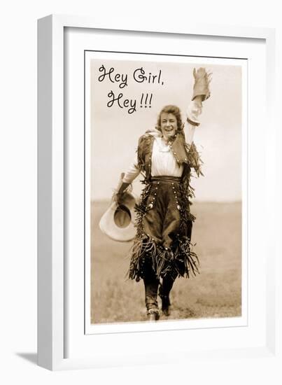 Hey Girl! Hey!!-null-Framed Art Print