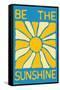 Hey Happy - Be The Sunshine-Trends International-Framed Stretched Canvas