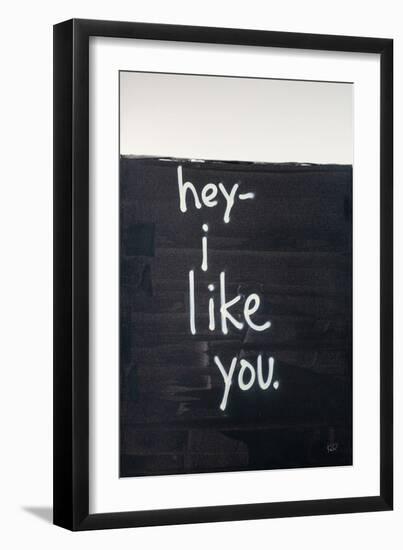 Hey I Like You-Kent Youngstrom-Framed Art Print