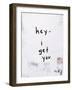 Hey IV-Kent Youngstrom-Framed Art Print