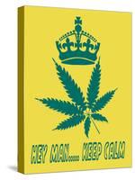 Hey Man Keep Calm-cotton-al-Stretched Canvas