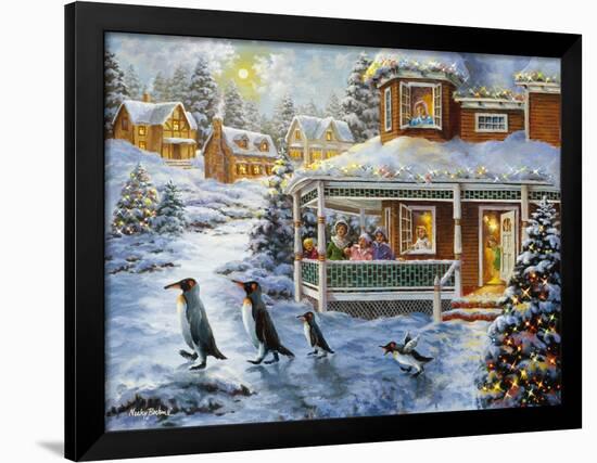 Hey! Wait for Me-Nicky Boehme-Framed Giclee Print