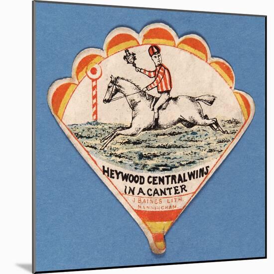 Heywood Central Wins in a Canter-null-Mounted Giclee Print