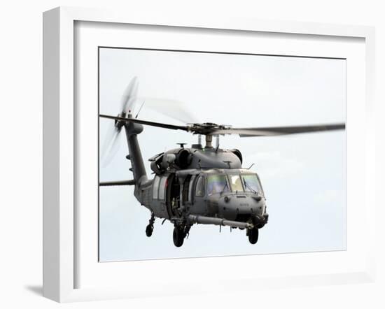 HH-60 Pave Hawk Helicopter Conducts Search and Rescue Operations-Stocktrek Images-Framed Photographic Print