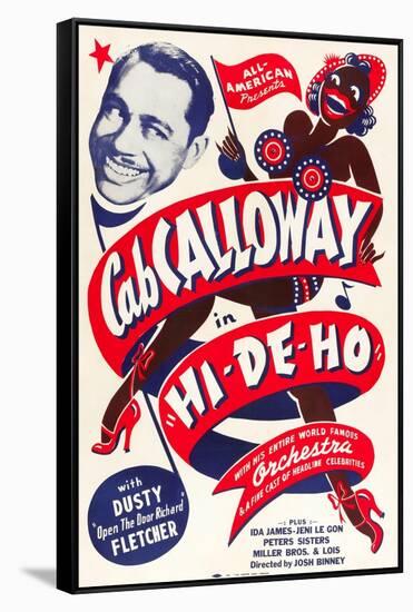 HI-DE-HO, Cab Calloway, 1947-null-Framed Stretched Canvas