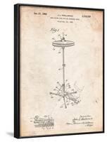 Hi Hat Cymbal Stand and Pedal Patent-Cole Borders-Framed Art Print