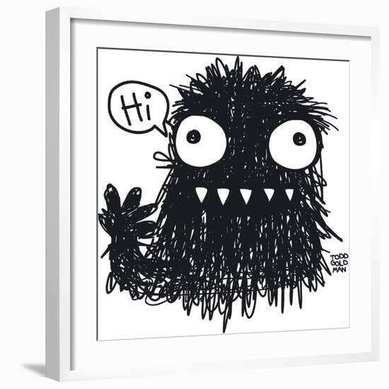 Hi Monster-Todd Goldman-Framed Giclee Print