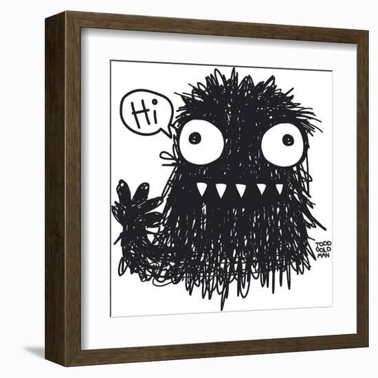 Hi Monster-Todd Goldman-Framed Art Print